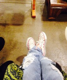 ZARA | ダメージデニム(デニムパンツ)