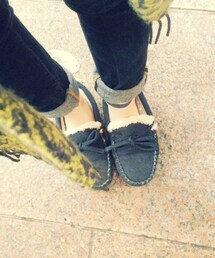 AZUL | ふあふあモカシンあったかい(モカシン/デッキシューズ)