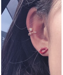 ピアスも新しいやつ:) | ピアス（片耳用）