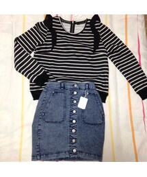 PAGEBOY | pageboy デニムスカート
(デニムスカート)