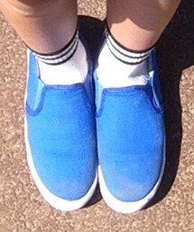 青いクツ
(スニーカー)