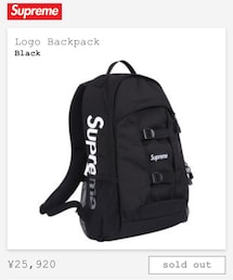 Supreme  | logo backpack(バックパック/リュック)