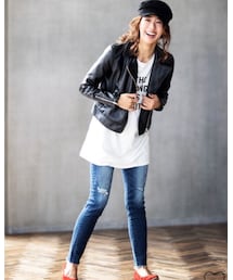 AZUL by moussy | ライダースジャケット