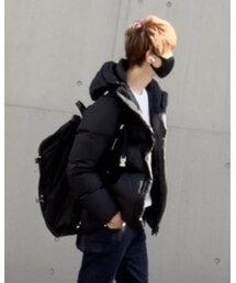 📸実は後ろにバック | 愛用バックを写し忘れ😅(バックパック/リュック)