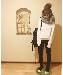 samansa Mos2 blue | Champimn別注パーカー🙋🏻✨(パーカー)