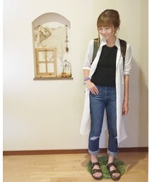 Samansa Mos2 | シャツワンピース