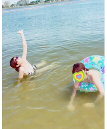 ちょいと濁った海ではしゃぎ撮りwww🙆🏻💓 | その他