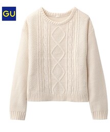 GU | ケーブルニット(ニット/セーター)