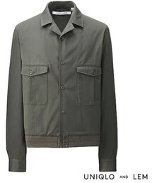 UNIQLO | 古着／LEMAIRE／コットンツイルシャツ/L(ブルゾン)