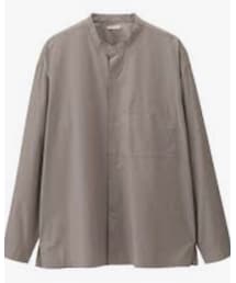 GU | スタンドカラーシャツ／L(シャツ/ブラウス)