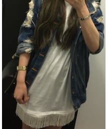 RIM.ARK | リムアーク フリンジワンピ(ワンピース)