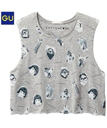GU | ノースリーブTシャツ(Tシャツ/カットソー)