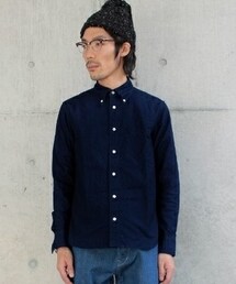 KEATON CHASE | keaton chase(キートンチェイス)
インディゴフランネルB.D.
老舗ブランドシャツにも引けをとらないシルエット。
アメリカ服にインスパイアされたデザインは、キートンチェイスのフィルターを通して洗練されたワークウェアを作り上げています。(シャツ/ブラウス)