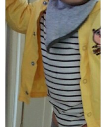 H&M | 長袖ボーダーロンパース(ママ＆ベビー)