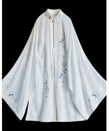 清水溪漢初 漢服 | 對襟立領長衫漢服-鴻雁於飛(その他アウター)