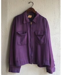 VINTAGE | 1950s vintage rayon gabardin jacket(ブルゾン)