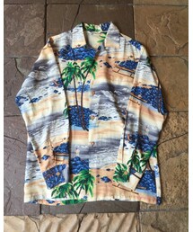 VINTAGE | 1950s vintage long sleeve aloha shirt(シャツ/ブラウス)