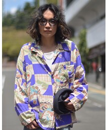 VINTAGE | 1940s vintage long sleeve aloha shirt(シャツ/ブラウス)