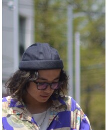 roundabout | roundabout linen cap(ニットキャップ/ビーニー)