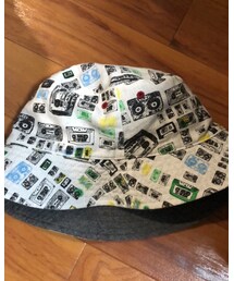 no brand | カセット柄　リバーシブル(ハット)