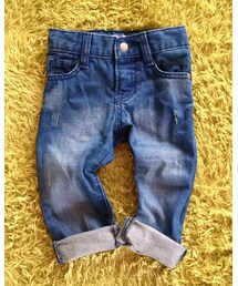 babyGAP | 80（12-18m）/ストレッチなし/アジャスター付き(デニムパンツ)