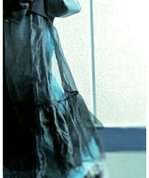 デザイナーズブランド | シースルー巻きスカート(スカート)