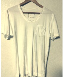 Sacai | 13-00519M U neck pocket T shirt(Tシャツ/カットソー)