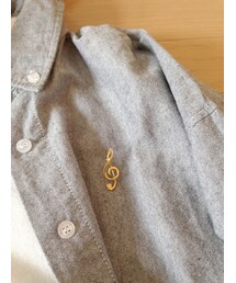 音符ブローチ(アクセサリー)