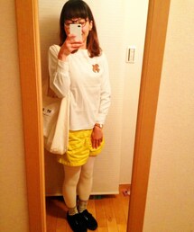 黄色×白コーデ＊(シャツ/ブラウス)