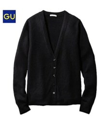 GU | カシミヤタッチVネックカーディガン(カーディガン/ボレロ)