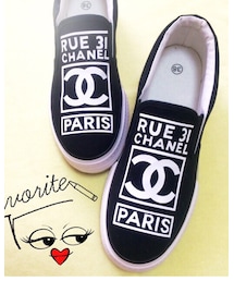 Handmade | スリッポン…ハンドメイドでラバープリント(シューズ)