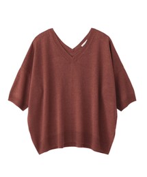 GU | リネンブレンドサマーニット (5分袖)(トップス)