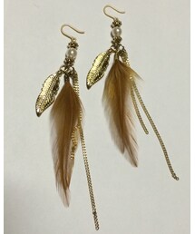 Handmade | フェザーピアス(ピアス（両耳用）)