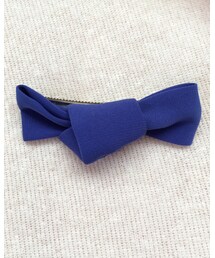 no brand | リボンクリップ / ロイヤルブルー(バレッタ/ヘアクリップ)