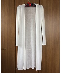 no brand | シアーロングカーデ(カーディガン/ボレロ)
