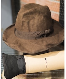 OVERRIDE | OR WOOL CRUSHABLE FEDORA(ハット)
