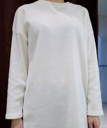 minsshop | （裏起毛♥あったか）アンパン起毛ロングTシャツ（2-color）(Tシャツ/カットソー)