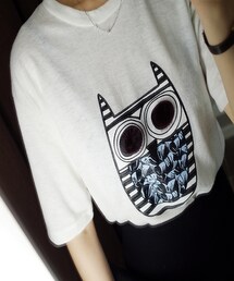 minsshop | フクロウTシャツ(Tシャツ/カットソー)