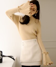 minsshop | 女神カフスニット（3color）(ニット/セーター)