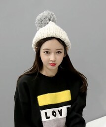 minsshop | LOVEふわ★裏起毛スエット(スウェット)