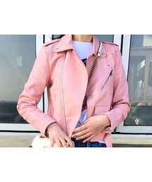 minsshop | ONLYme★ライダージャケット(ライダースジャケット)
