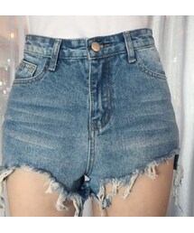 minsshop | センスあるホットパンツ(デニムパンツ)