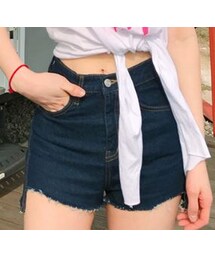 minsshop | 1500 アンバランスHOTパンツ(チノパンツ)