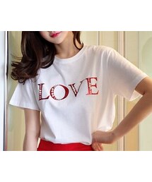 minsshop | LOVE♥ Tシャツ(Tシャツ/カットソー)