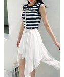 minsshop | ティンカーベル♪アイレットシフォンワンピース(全2色） (One piece dress)