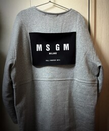 MSGM | バックロゴスウェットワンピ☺︎(ワンピース)