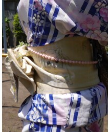 ネコと鳥柄 | 和装小物