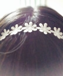 ハンドメイド ヘアアクセサリー(ヘアバンド)
