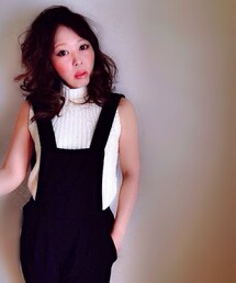 アンドミウム | ハイネックノースリーブニット(ニット/セーター)