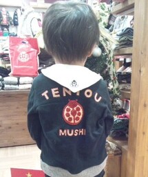 てんとう虫ドリーム | セーラー付きベージュのカットソー handmade(Tシャツ/カットソー)